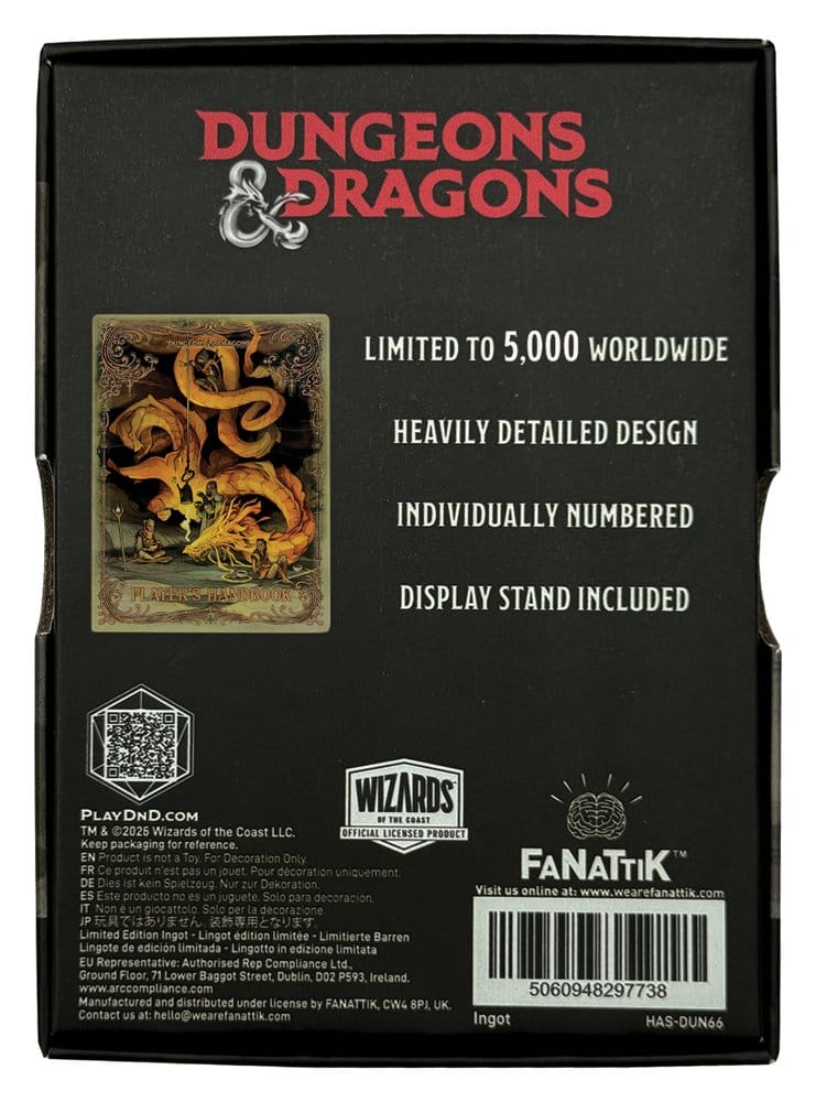 Dungeons & Dragons Metallbarren Player´s Handbook Alternate Cover Limited Edition      - Preorder - ETA: 25.07.2026