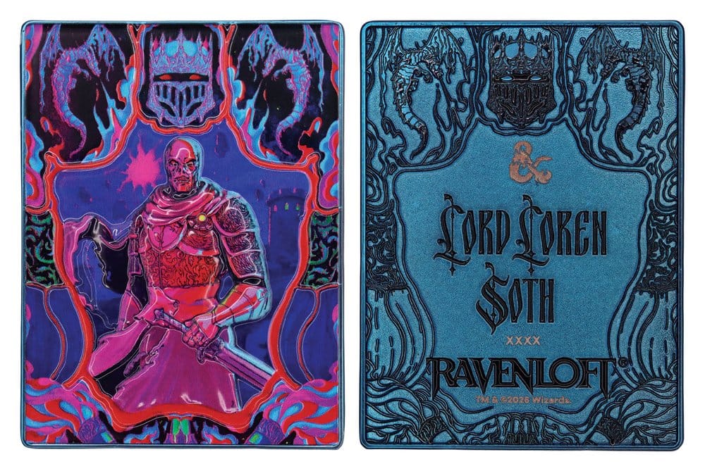Dungeons & Dragons Metallbarren Set of Three Ravenloft Darklord Ingots Limited Edition - Preorder - ETA: 25.05.2027