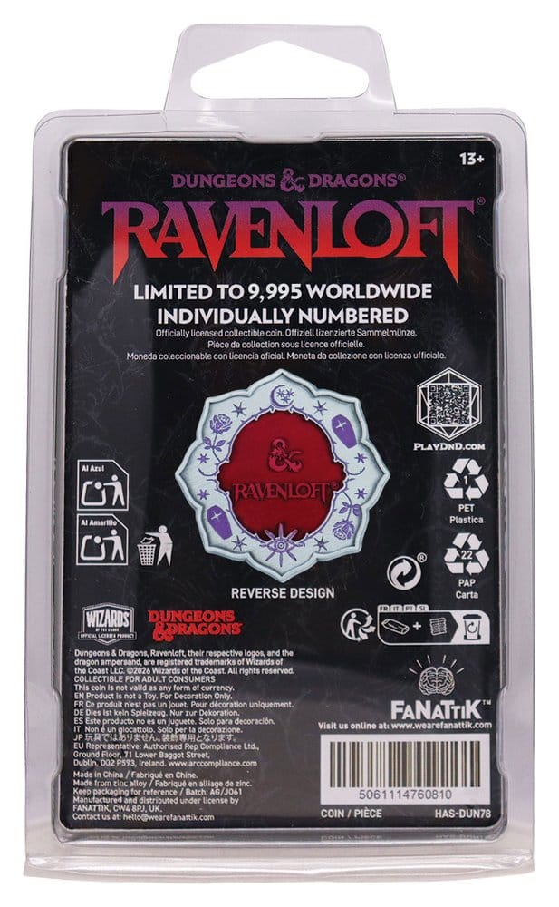 Dungeons & Dragons Sammelmünze Ravenloft Limited Edition - Preorder - ETA: 25.01.2027