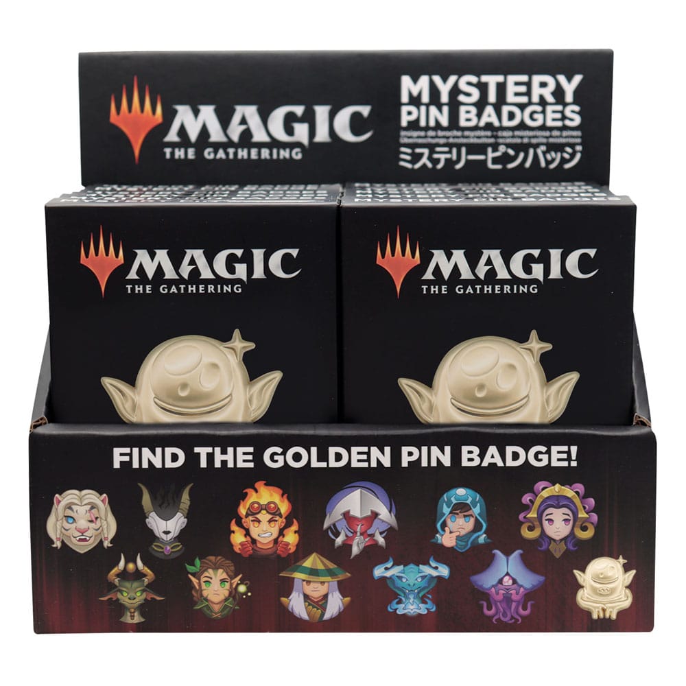 Magic: The Gathering Ansteck-Pins Mystery Pin Badge Display (12)     - Versand: 7 Tage nach Bestellung