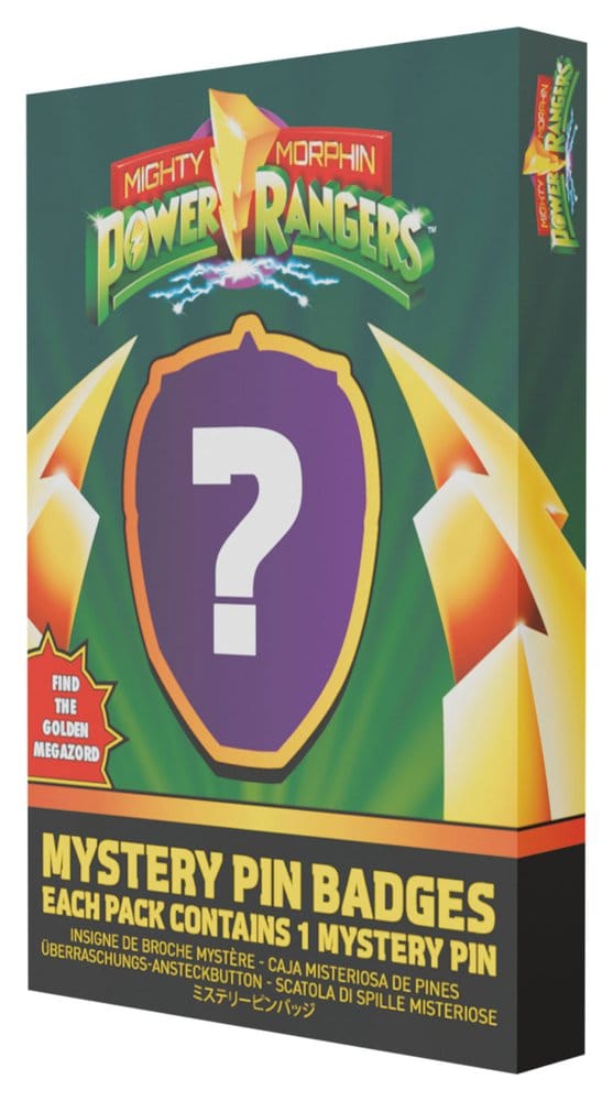 Power Rangers Mystery Ansteck-Pins Blind Box Sortiment (12) - Preorder - ETA: 25.03.2027