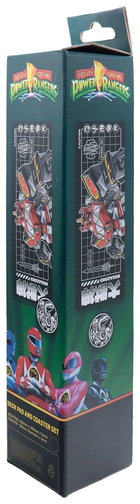 Power Rangers Schreibtischunterlage & Untersetzer - Preorder - ETA: 23.04.2027