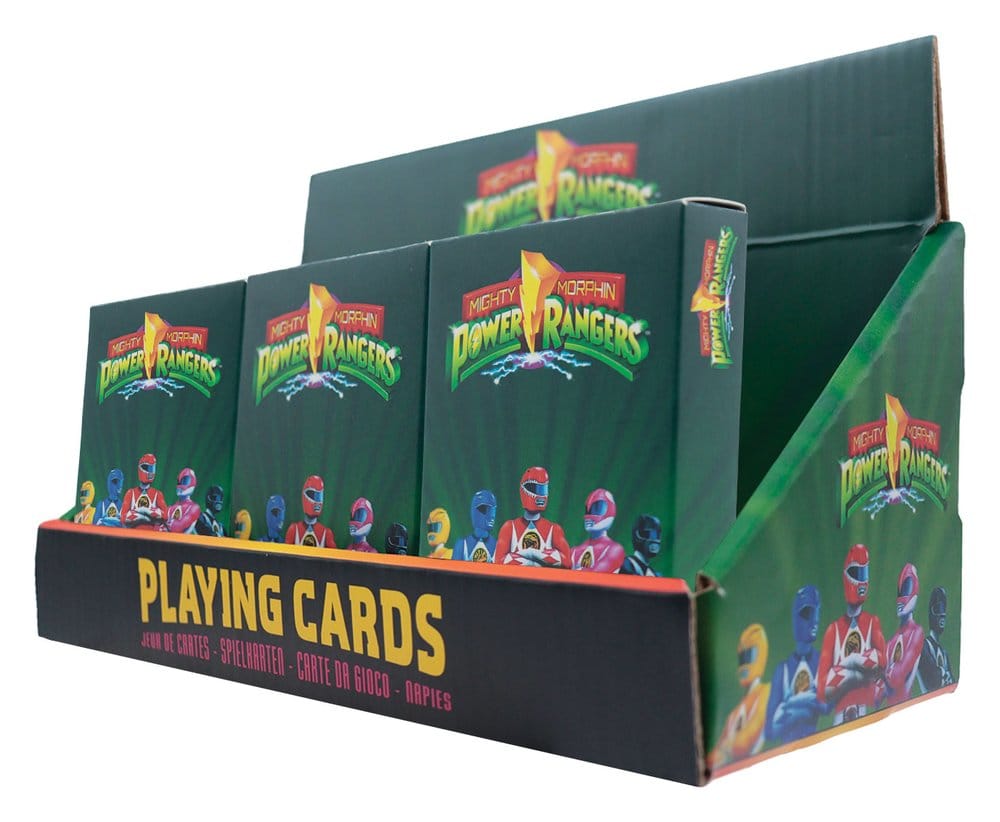 Power Rangers Spielkarten Display (12) - Preorder - ETA: 23.04.2027