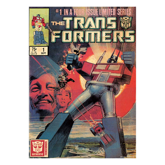 Transformers Kunstdruck 40th Anniversary Limited Edition 42 x 30 cm       - Versand: 5-7 Tage nach Bestellung