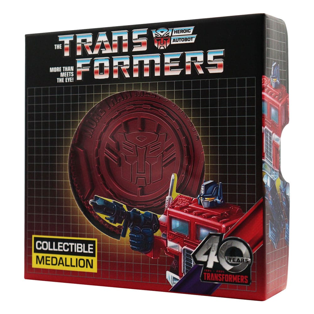 Transformers Medaille 40th Anniversary Autobot Edition    - Versand: 5-7 Tage nach Bestellung