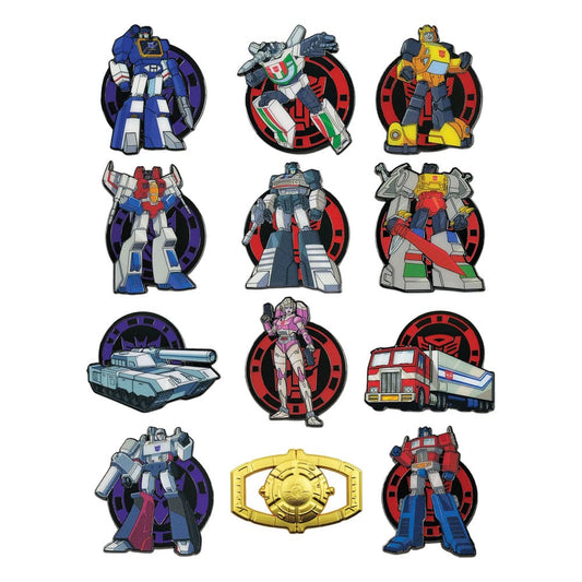 Transformers Ansteck-Pins Display Mystery Pin Badge (12)      - Preorder - ETA: 25.09.2025