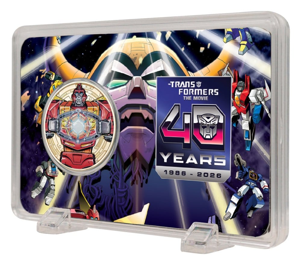 Transformers Sammelmünze The Movie 40th Anniversary Limited Edition 24k Gold Plated - Preorder - ETA: 25.01.2027