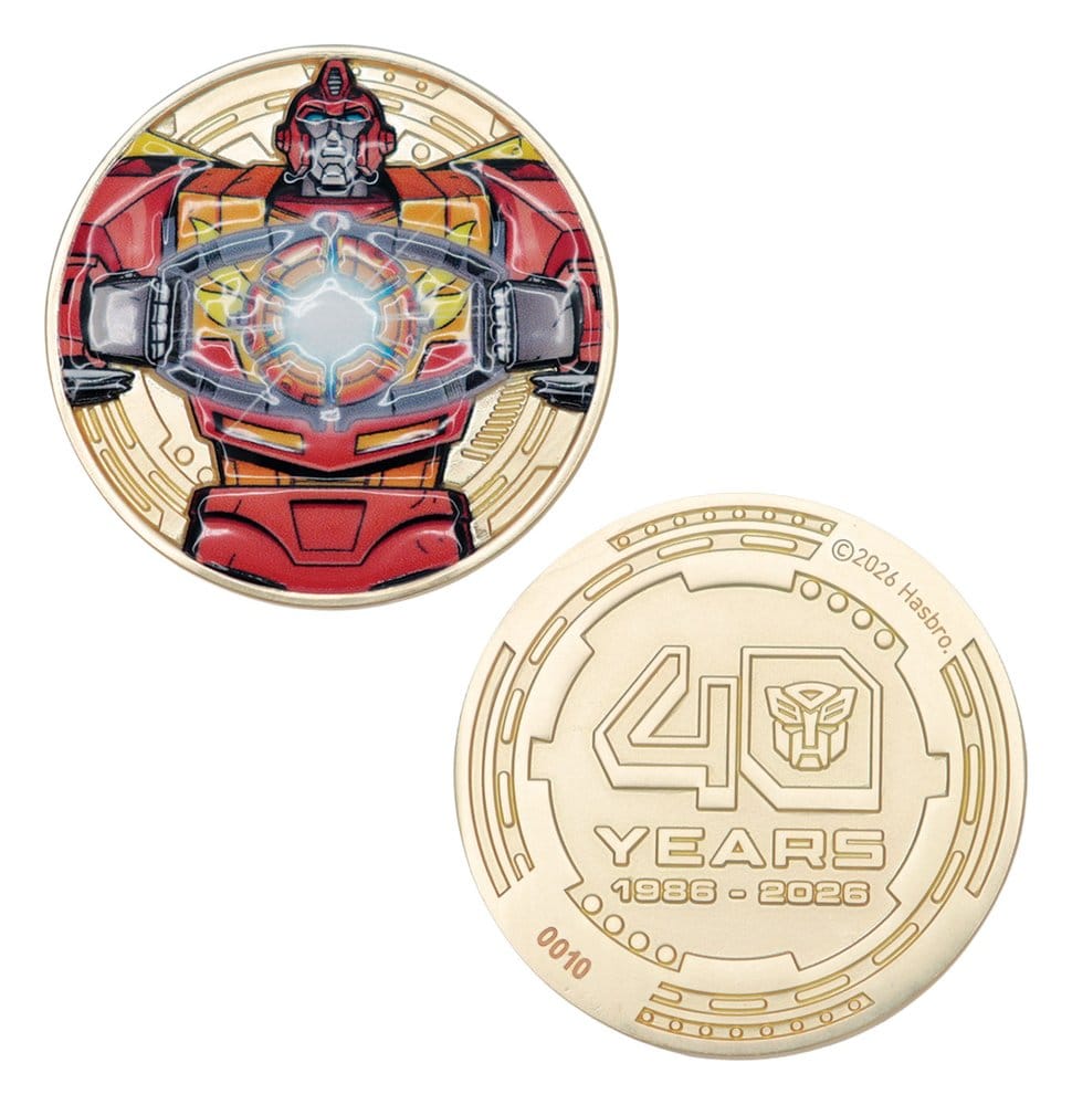 Transformers Sammelmünze The Movie 40th Anniversary Limited Edition 24k Gold Plated - Preorder - ETA: 25.01.2027