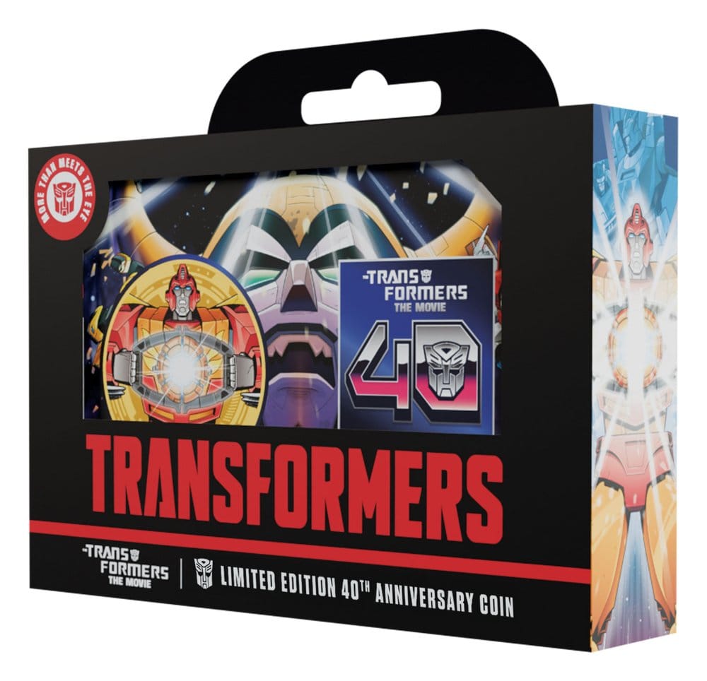 Transformers Sammelmünze The Movie 40th Anniversary Limited Edition 24k Gold Plated - Preorder - ETA: 25.01.2027