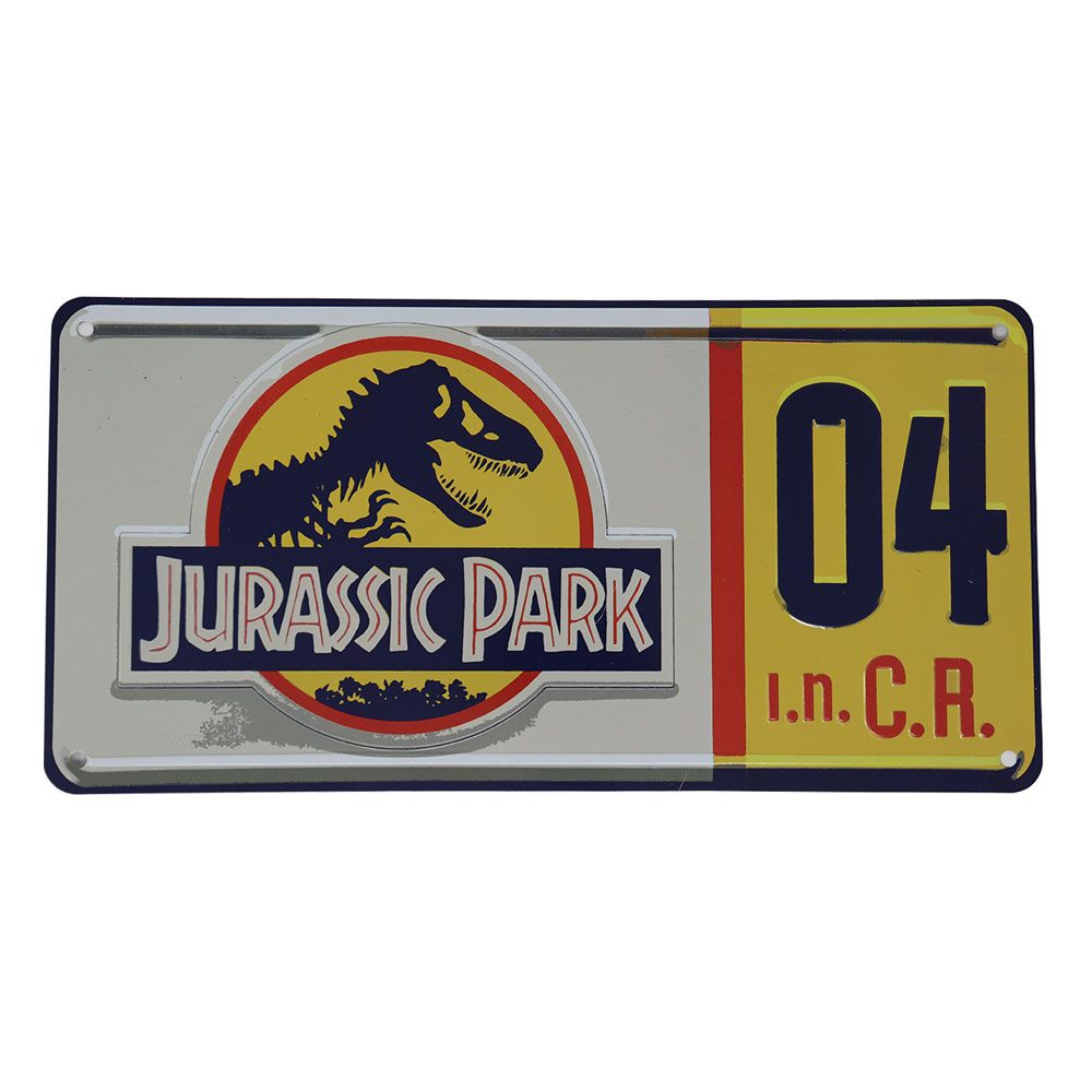 Jurassic Park Replik 1/1 Dennis Nedry Nummernschild - Preorder - ETA: 08.09.2025