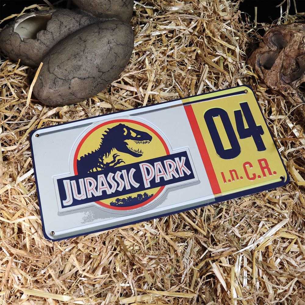 Jurassic Park Replik 1/1 Dennis Nedry Nummernschild - Preorder - ETA: 08.09.2025
