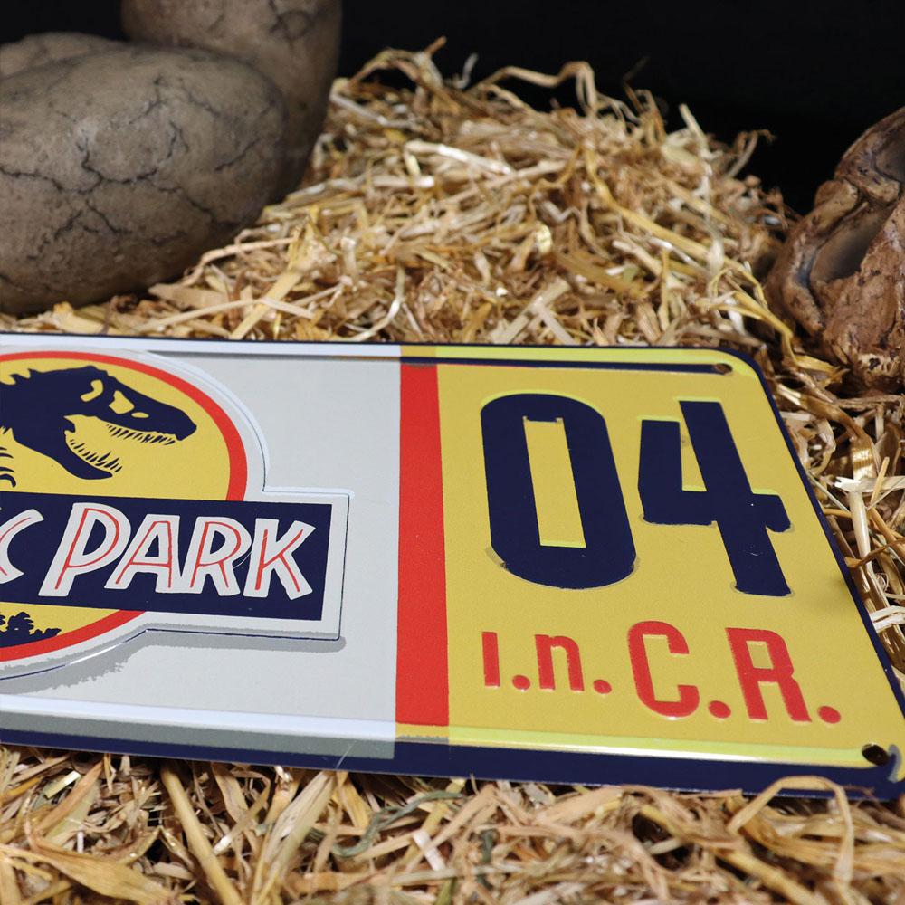 Jurassic Park Replik 1/1 Dennis Nedry Nummernschild - Preorder - ETA: 08.09.2025