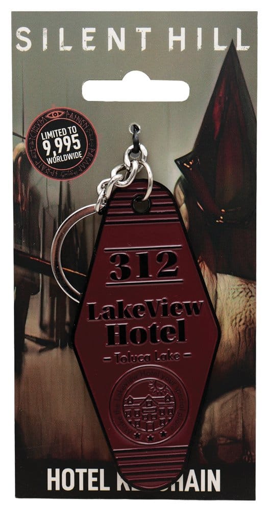 Silent Hill Schlüsselanhänger Keyring Hotel Red Limited Edition                        - Versand: 7 Tage nach Bestellung