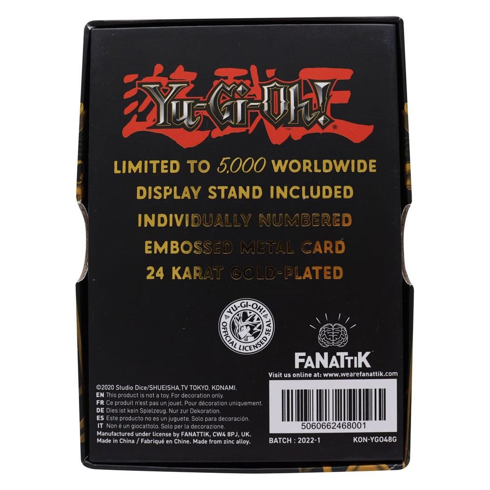 Yu-Gi-Oh! Metallbarren Jinzo Limited Edition (vergoldet)  - Preorder - ETA: 08.09.2025