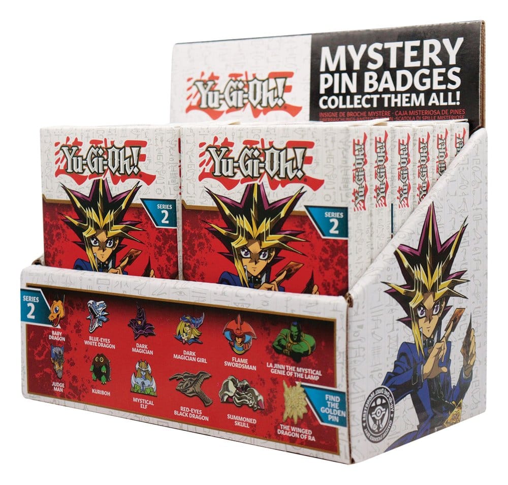 Yu-Gi-Oh! Mystery Ansteck-Pins Volume 2 Blind Box Display (12) - Preorder - ETA: 25.10.2026