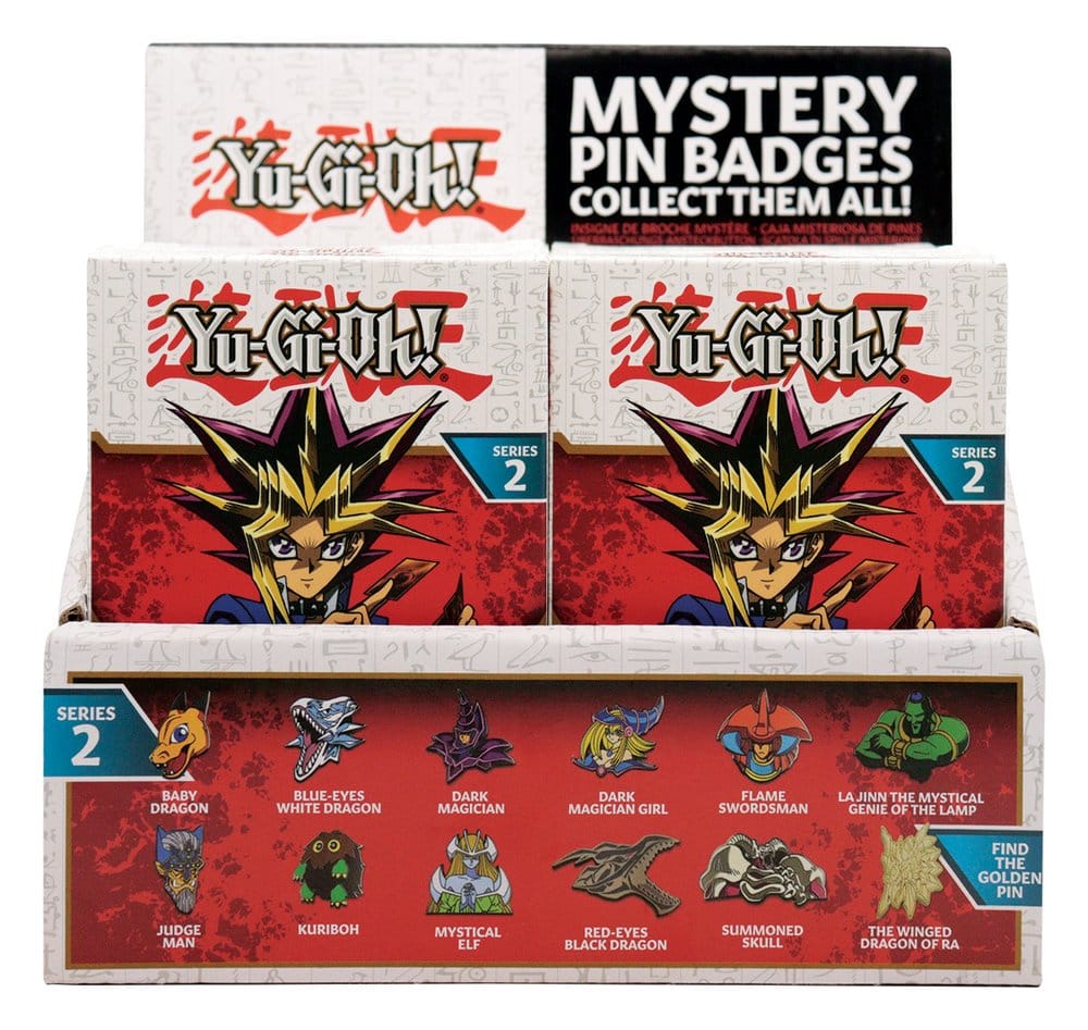 Yu-Gi-Oh! Mystery Ansteck-Pins Volume 2 Blind Box Display (12) - Preorder - ETA: 25.10.2026