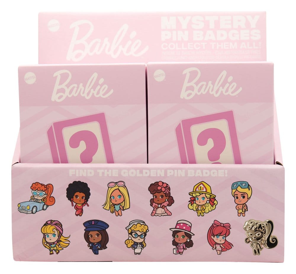Barbie Mystery Ansteck-Pins Blind Box Display (12) - Preorder - ETA: 24.12.2026