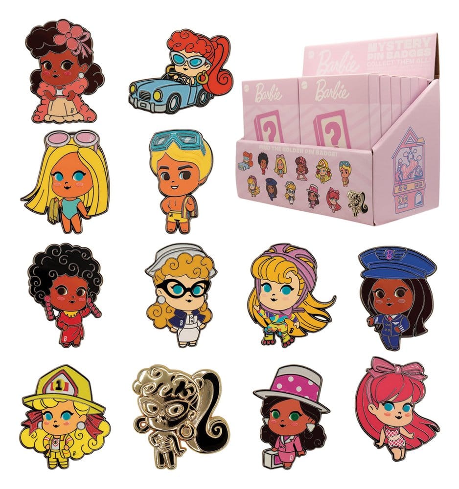 Barbie Mystery Ansteck-Pins Blind Box Display (12) - Preorder - ETA: 24.12.2026