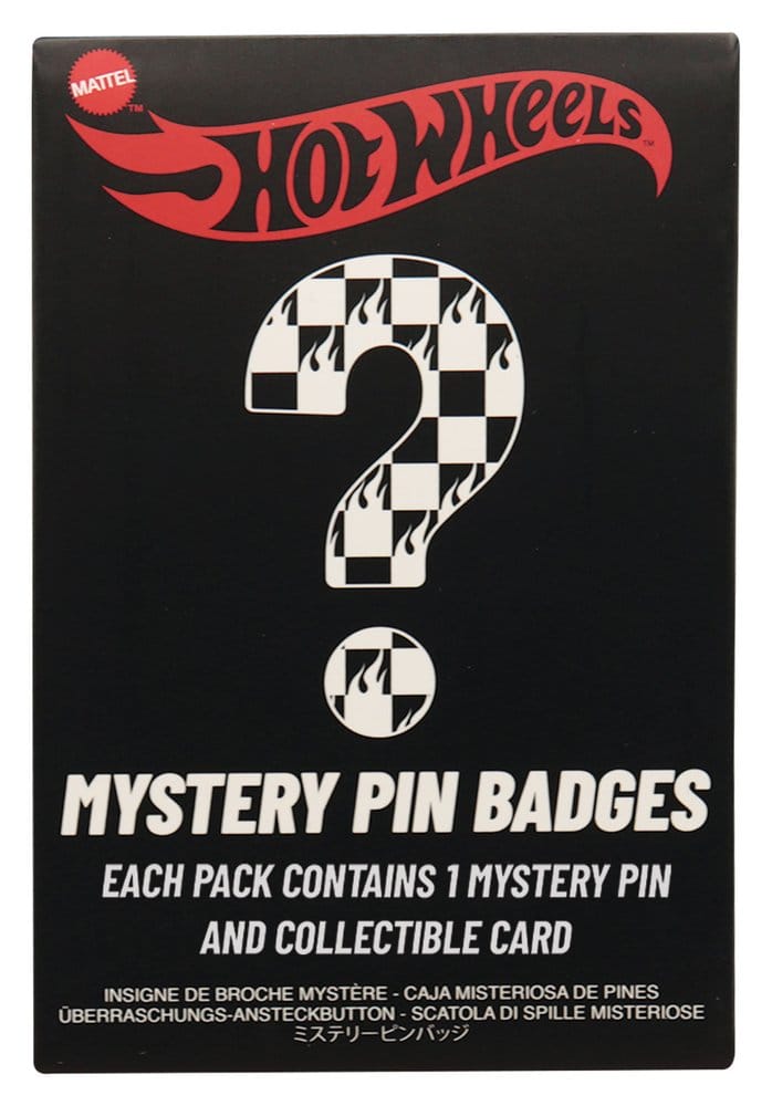 Hot Wheels Mystery Ansteck-Pins Blind Box Display (12) - Preorder - ETA: 24.12.2026