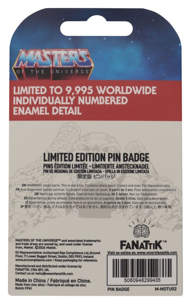Masters of the Universe Ansteck-Pin Skeletor Limited Edition - Preorder - ETA: 23.10.2026
