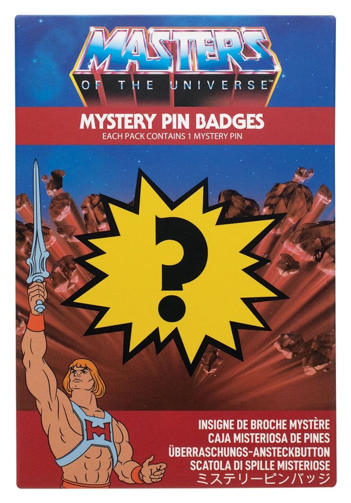 Masters of the Universe Mystery Ansteck-Pins Blind Box Display (12) - Preorder - ETA: 30.10.2026