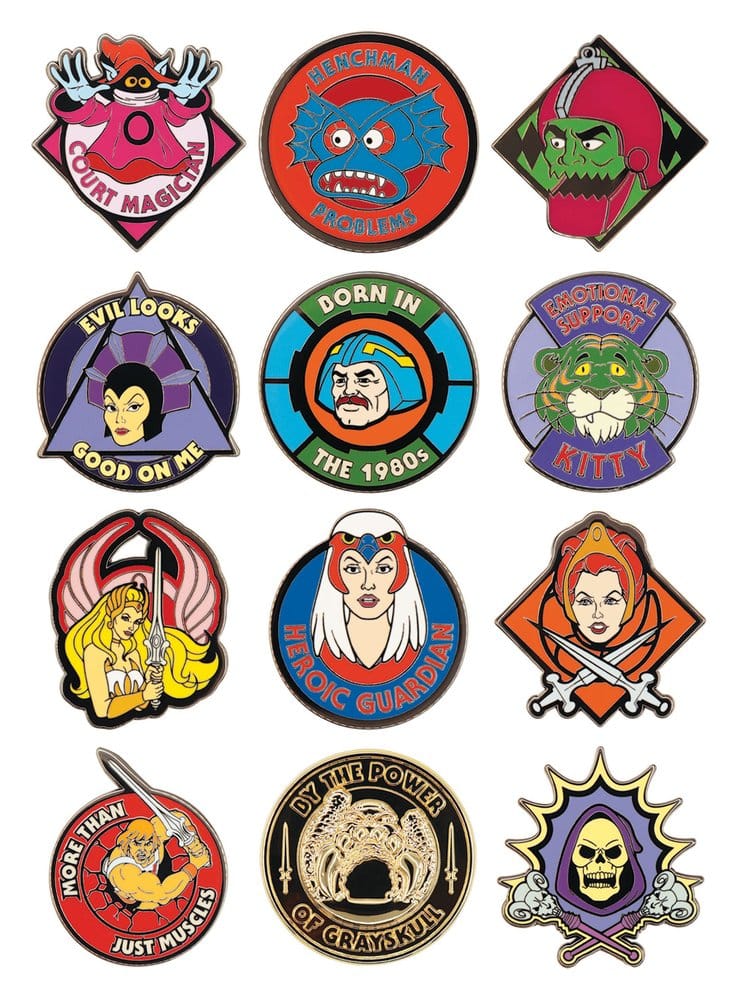 Masters of the Universe Mystery Ansteck-Pins Blind Box Display (12) - Preorder - ETA: 30.10.2026