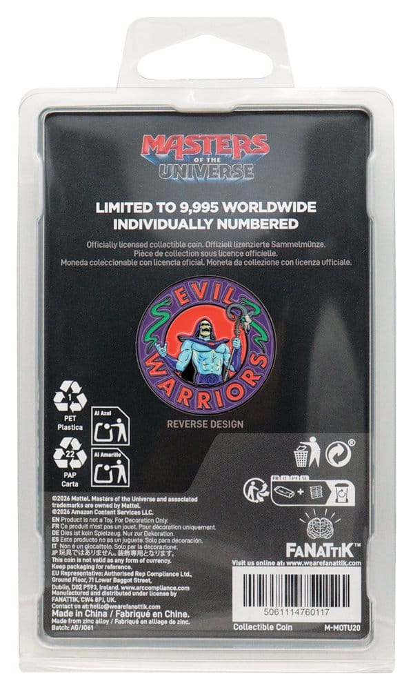 Masters of the Universe 2026 Sammelmünze He-Man & Skeletor Limited Edition - Preorder - ETA: 15.08.2026