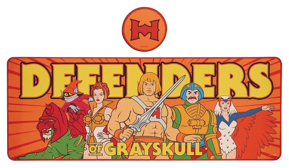 Masters of the Universe Schreibtischunterlage & Untersetzer Heroes - Preorder - ETA: 30.10.2026