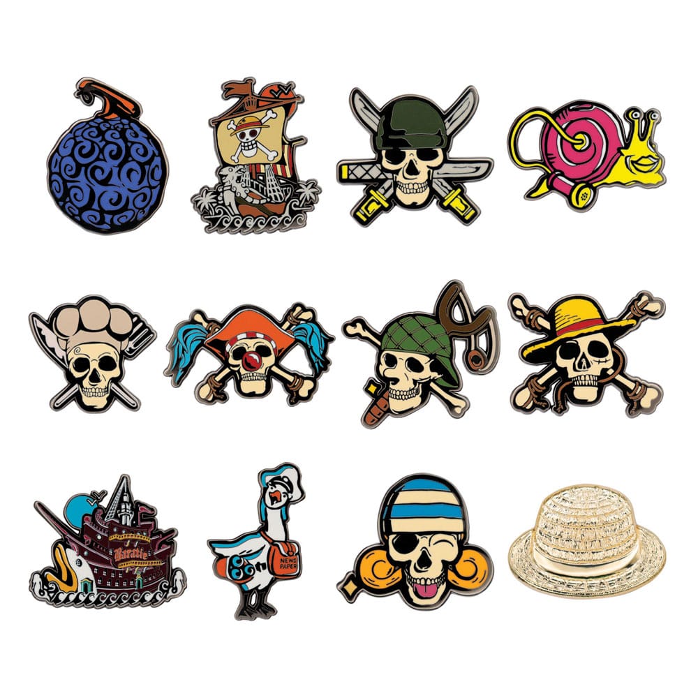 One Piece Ansteck-Pins Display Mystery Pin Badge (12)   - Preorder - ETA: 15.08.2026