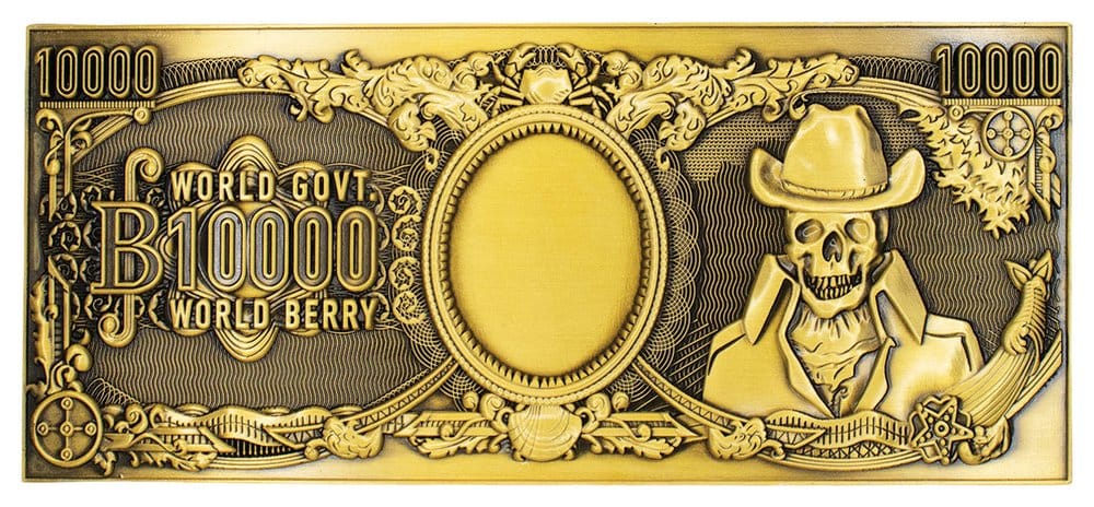 One Piece Replik 10.000 World Berry Metall-Banknote 6 x 15 cm - Preorder - ETA: 25.01.2027