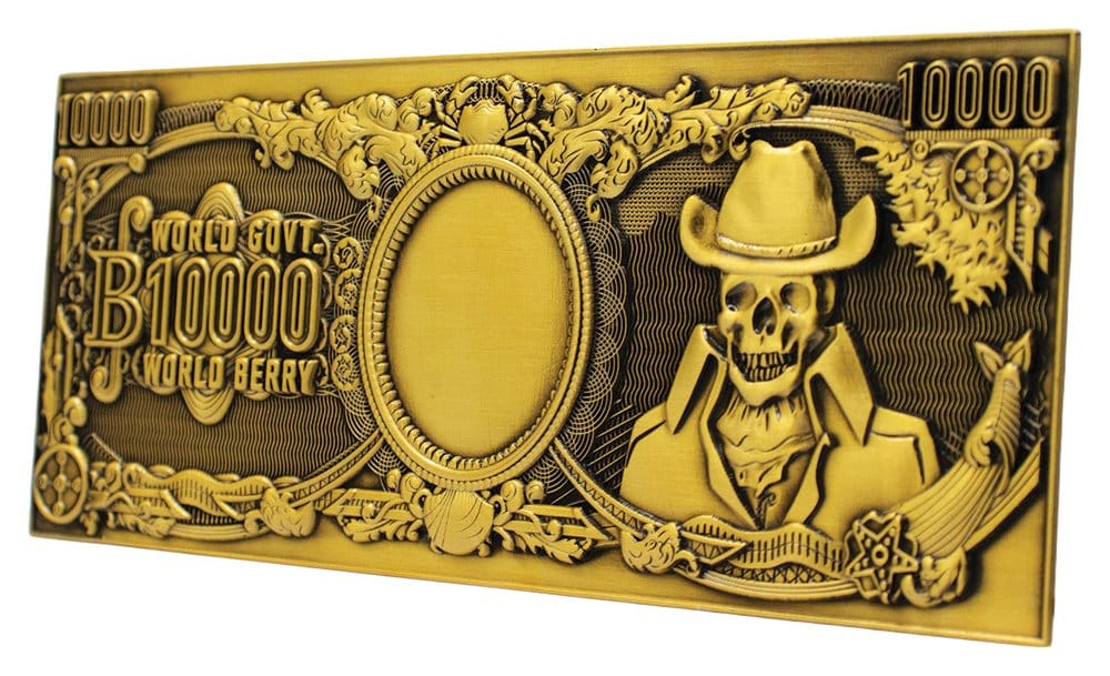 One Piece Replik 10.000 World Berry Metall-Banknote 6 x 15 cm - Preorder - ETA: 25.01.2027