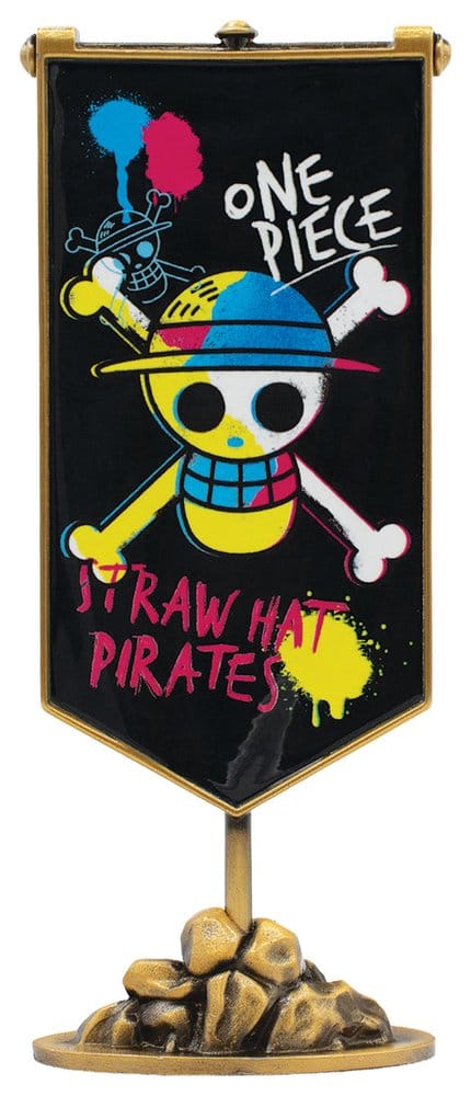 One Piece Replik Strohhutpiraten Metallbanner 11 x 6 cm - Preorder - ETA: 25.01.2027