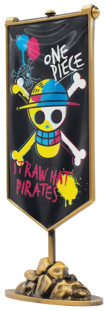 One Piece Replik Strohhutpiraten Metallbanner 11 x 6 cm - Preorder - ETA: 25.01.2027