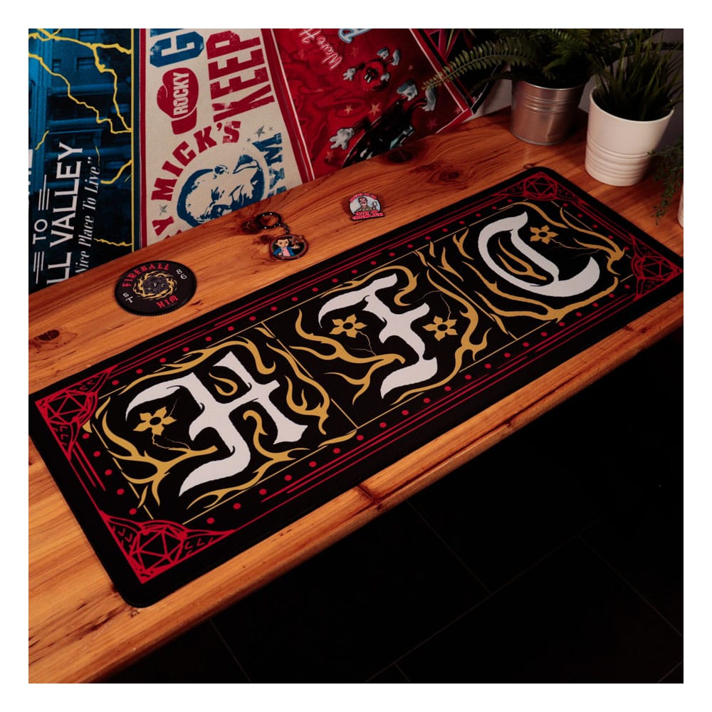 Stranger Things Schreibtischunterlage & Untersetzer Hellfire Club   - Versand: 5-7 Tage nach Bestellung