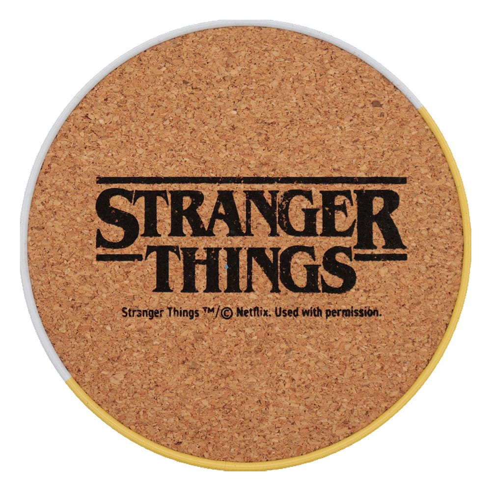 Stranger Things Untersetzer 4er-Pack      - Versand: 5-7 Tage nach Bestellung