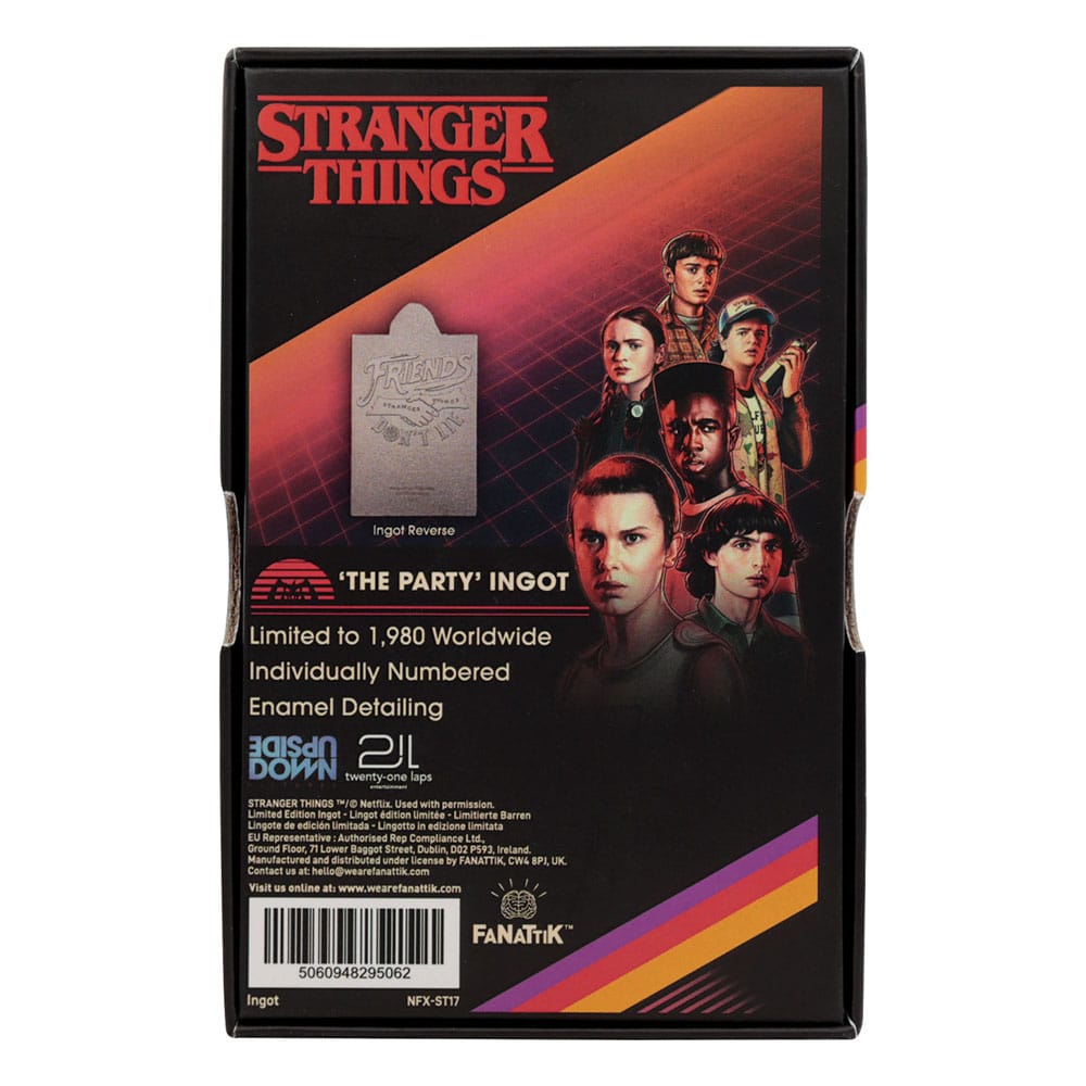 Stranger Things Metallbarren Limited Edition      - Versand: 5-7 Tage nach Bestellung