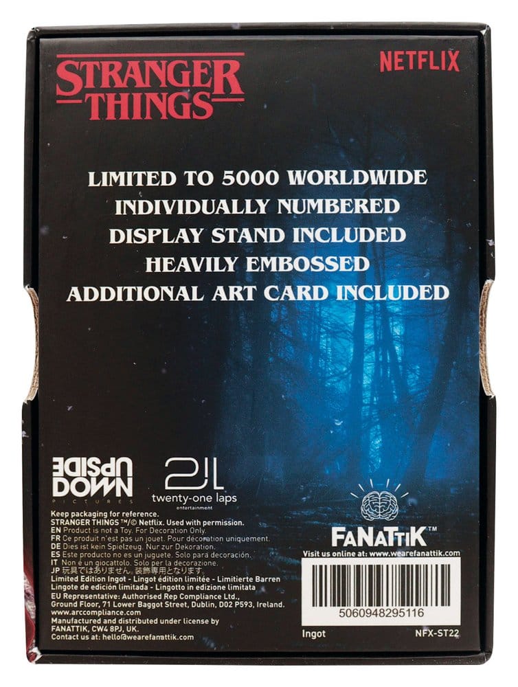 Stranger Things 5 Metallbarren Vecna Lives Limited Edition           - Preorder - ETA: 25.09.2026