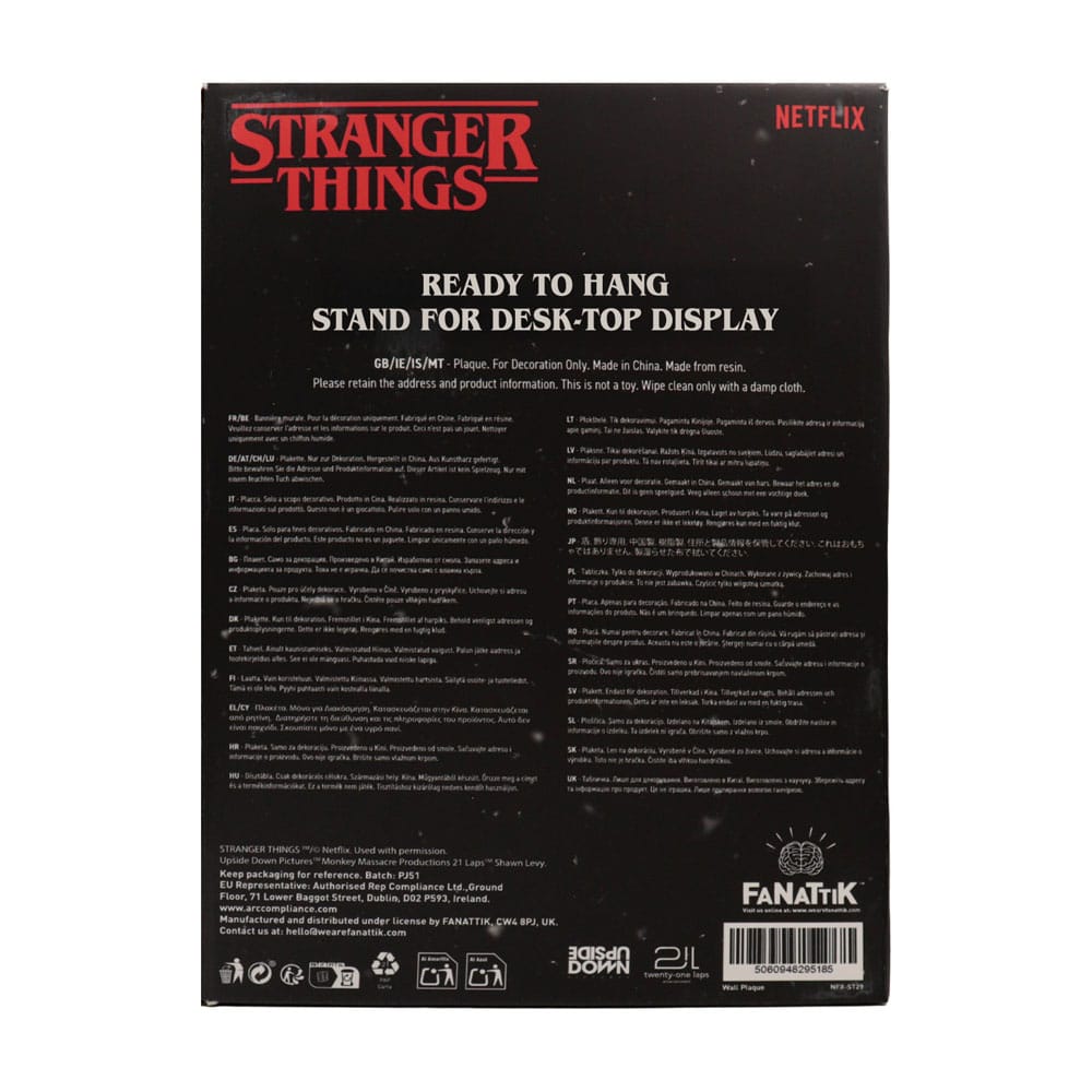 Stranger Things Resinschild Creel House Stained Glass Window - Preorder - ETA: 25.04.2026