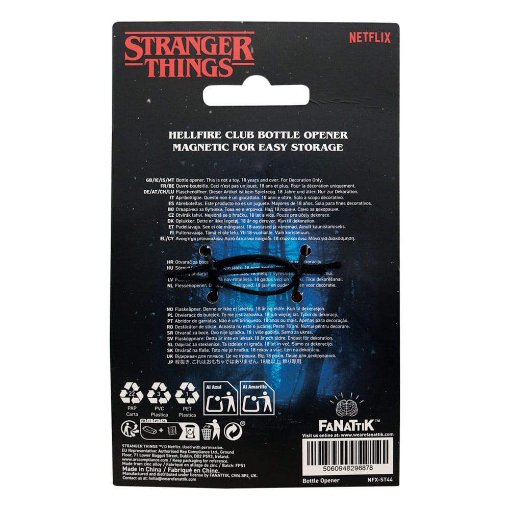 Stranger Things Flaschenöffner Hellfire Club - Preorder - ETA: 25.04.2026
