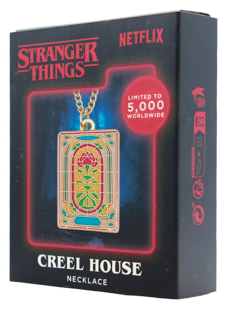 Stranger Things Halskette Creel House Window Limited Edition 3 x 2 cm - Preorder - ETA: 25.03.2027