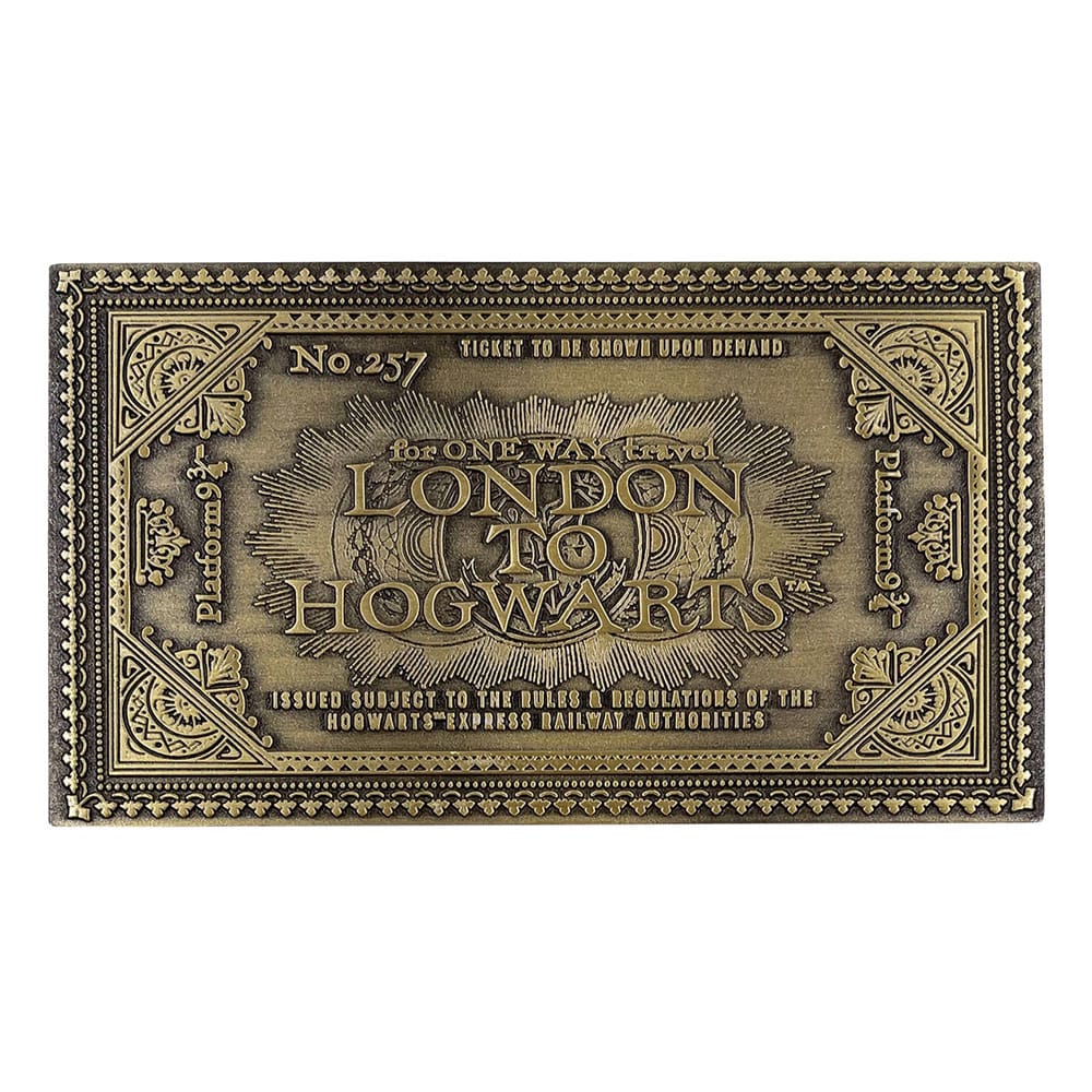 Harry Potter Replik Hogwarts Train Ticket Limited Edition - Versand: 7 Tage nach Bestellung