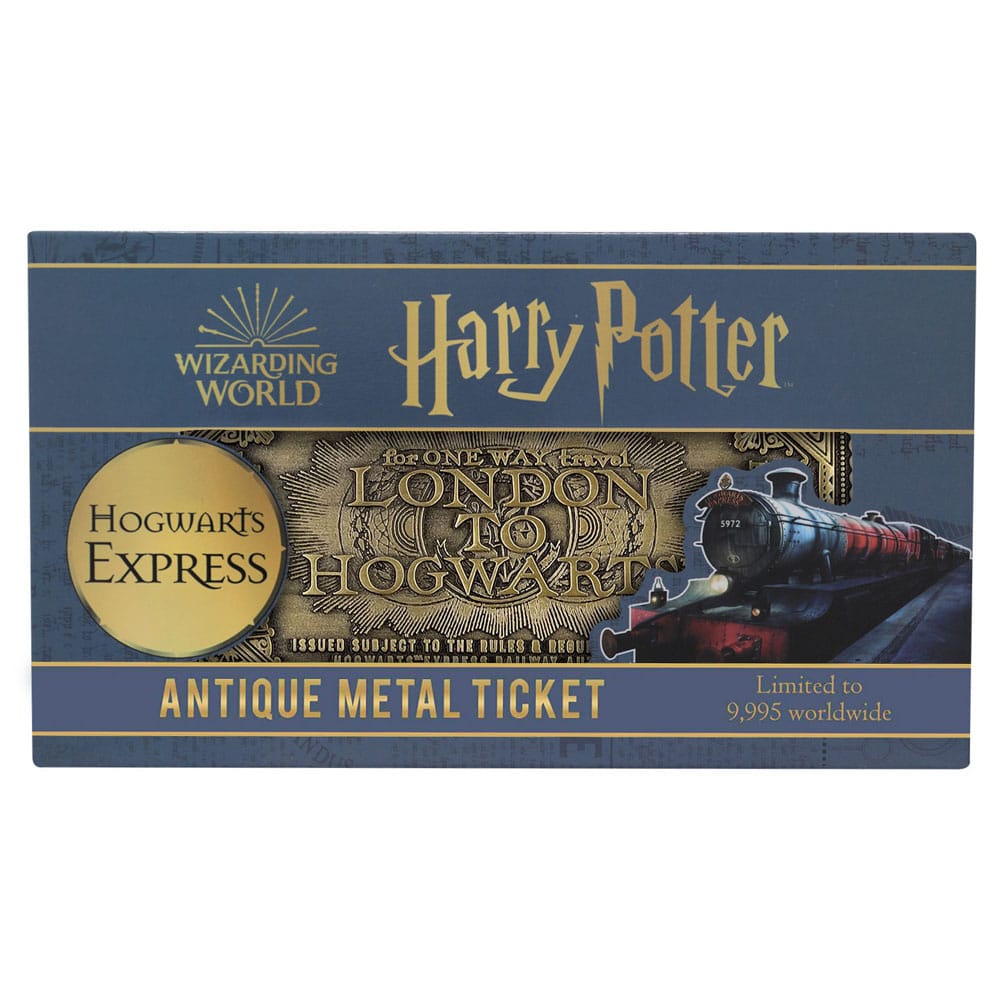 Harry Potter Replik Hogwarts Train Ticket Limited Edition - Versand: 7 Tage nach Bestellung