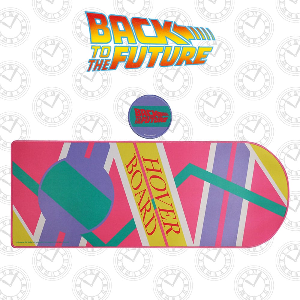 Zurück in die Zukunft Schreibtischunterlage & Untersetzer Hoverboard Limited Edition - Versand: 5-7 Tage nach Bestellung