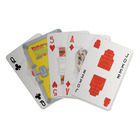 Zurück in die Zukunft Spielkarten Display (12)    - Preorder - ETA: 25.11.2025