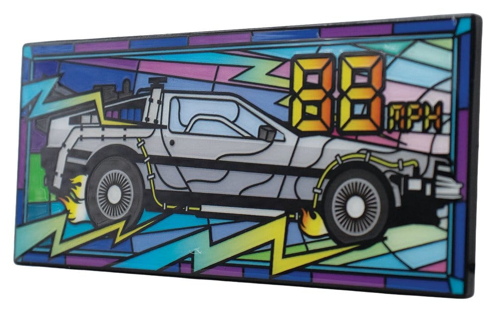 Zurück in die Zukunft Metallbarren Buntglas-Stil Limited Edition - Preorder - ETA: 25.01.2027