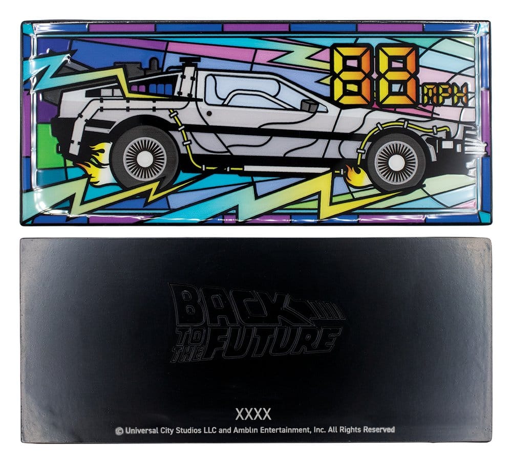 Zurück in die Zukunft Metallbarren Buntglas-Stil Limited Edition - Preorder - ETA: 25.01.2027