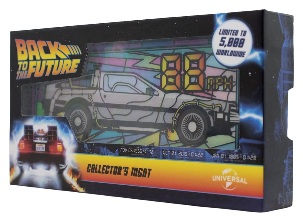 Zurück in die Zukunft Metallbarren Buntglas-Stil Limited Edition - Preorder - ETA: 25.01.2027