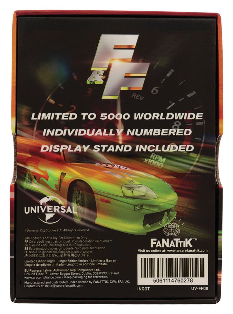 Fast & Furious Metallbarren Stained Glass Style Metal - Preorder - ETA: 30.10.2026