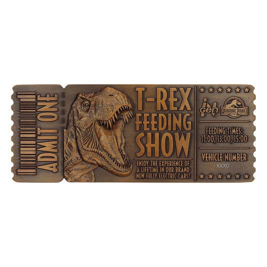 Jurassic Park Replik 1/1 Feeding Show Ticket    - Preorder - ETA: 08.09.2025