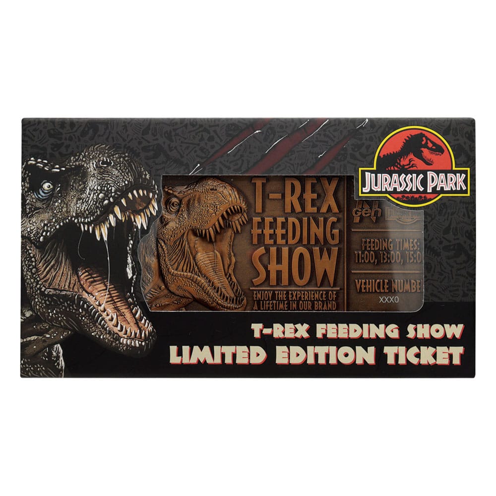 Jurassic Park Replik 1/1 Feeding Show Ticket    - Preorder - ETA: 08.09.2025